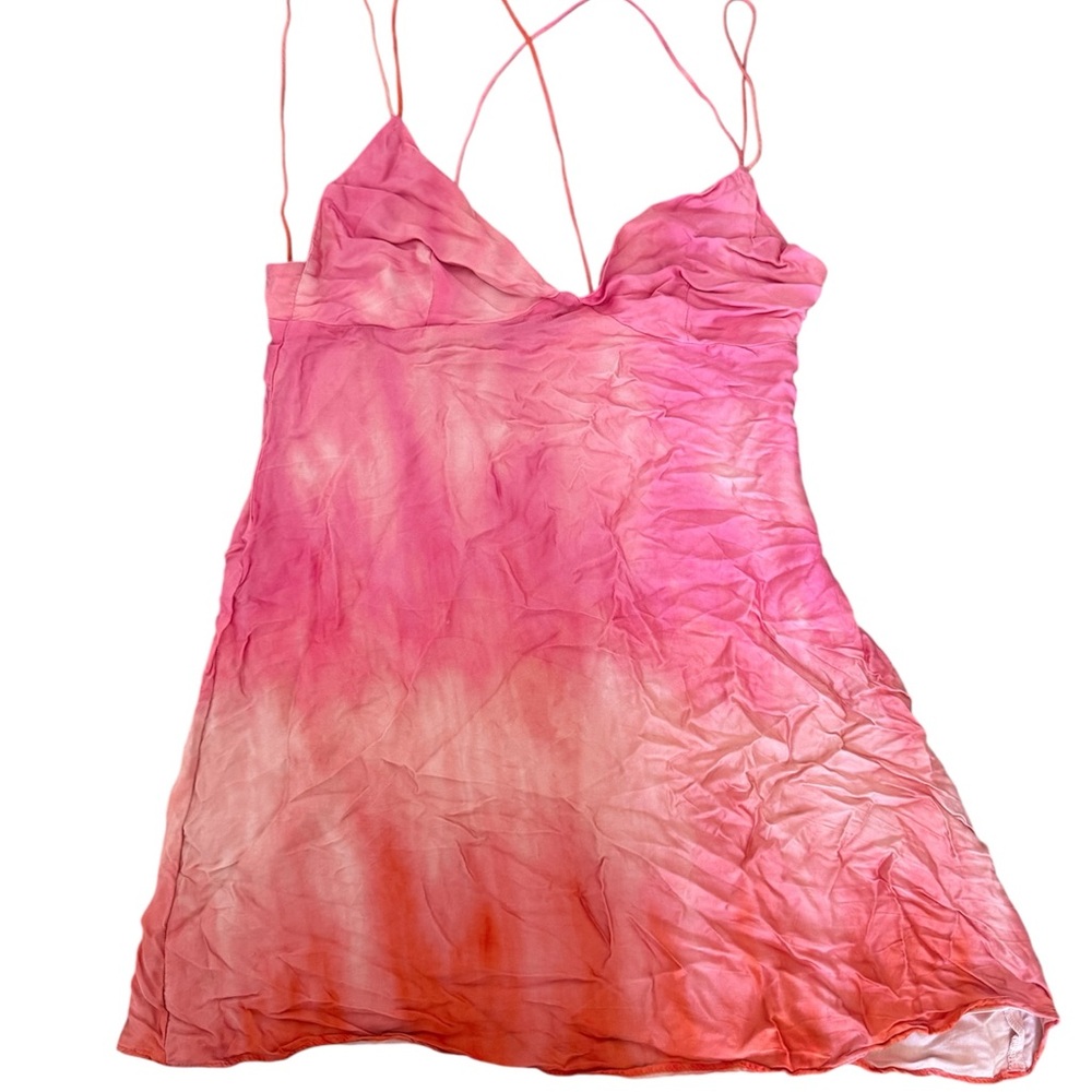 Zara Pink and Coral Dress